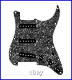 920D Strat Texas Vintage 5 Way Blender Guitar Loaded Pickguard Blk Pearl /Black