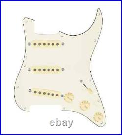 920D Texas Grit Strat Guitar 5 Way Loaded Pickguard Parchment / Aged White