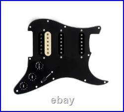 920D Texas Growler/Roughneck Humbuckers Loaded Pickguard for Strats Black