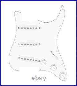 920D Texas Vintage 7 Way Loaded Pickguard White / White for Strat Guitar