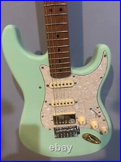 AE Guitars Body Strat Guitar With Fender Strat Neck with Loaded HSS Pickguard