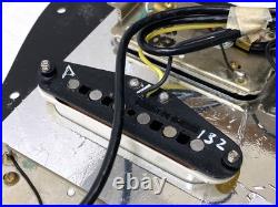 ALNICO HSH Fender LOADED PICKGUARD Strat Pickup Set Stratocaster (HSS MIM Fat)