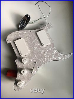 Active EMG 60X/60 on Loaded Strat Warmoth Pickguard with Solderless Connections