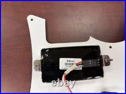 Active EMG 81 Silver Green Pacifica Yamaha Stratocaster Strat LOADED PICKGUARD