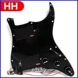 Active Loaded Pickguard Prewired Set for Strat Guitar Noiseless High Output HSS