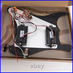 Active Loaded Pickguard Prewired Set for Strat Guitar Noiseless High Output HSS