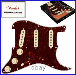Alnico 5 REAL Fender TEX MEX Pre-Wired LOADED PICKGUARD Strat Pickup Set SSS