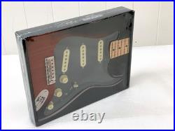Alnico 5 REAL Fender TEX MEX Pre-Wired LOADED PICKGUARD Strat Pickup Set SSS Blk