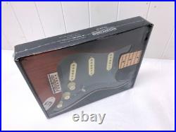 Alnico 5 REAL Fender TEX MEX Pre-Wired LOADED PICKGUARD Strat Pickup Set SSS Blk