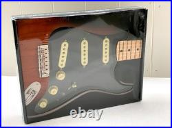Alnico 5 REAL Fender TEX MEX Pre-Wired LOADED PICKGUARD Strat Pickup Set SSS Blk