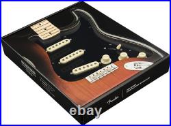 Alnico 5 REAL Fender TEX MEX Pre-Wired LOADED PICKGUARD Strat Pickup Set SSS Blk