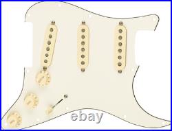 Alnico 5 REAL Fender TEX MEX Pre-Wired LOADED PICKGUARD Strat Pickup Set SSS Pch