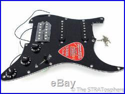 American Tex Special Fender HSS Strat LOADED PICKGUARD Stratocaster Black SALE