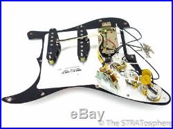 American Tex Special Fender HSS Strat LOADED PICKGUARD Stratocaster Black SALE