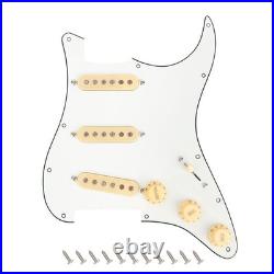 Banworks 3Ply Loaded SSS Pickguard Vintage F'60s Tones Prewired Strat Pickguard
