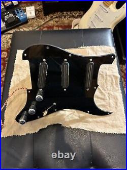 Bare Knuckle Cobra SSS Stratocaster Loaded Pickguard in Black