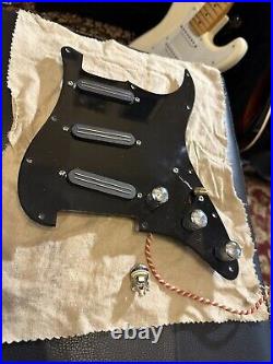 Bare Knuckle Cobra SSS Stratocaster Loaded Pickguard in Black