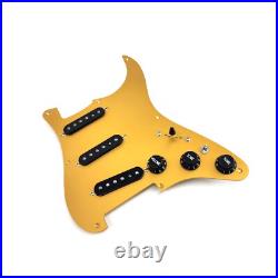 Carparelli Fully Loaded Aluminum Pickguard 9 Way Strat Wiring Gold Aluminum Carparelli Fully Loaded Aluminum Pickguard 9 Way Strat Wiring Gold Aluminum