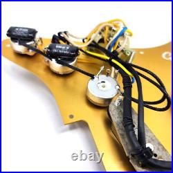 Carparelli Fully Loaded Aluminum Pickguard 9 Way Strat Wiring Gold Aluminum Carparelli Fully Loaded Aluminum Pickguard 9 Way Strat Wiring Gold Aluminum
