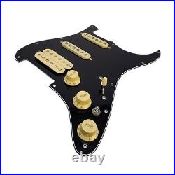 Carparelli Pre-Loaded HSS Strat Pickguard CTS 500K Pots, CRL 5-Way, Vitamin Q