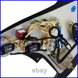 Carparelli Pre-Loaded HSS Strat Pickguard CTS 500K Pots, CRL 5-Way, Vitamin Q