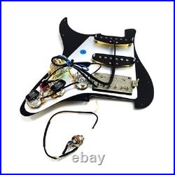 Carparelli Pre-Loaded HSS Strat Pickguard CTS 500K Pots, CRL 5-Way, Vitamin Q