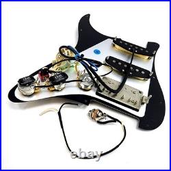 Carparelli Pre-Loaded HSS Strat Pickguard CTS 500K Pots, CRL 5-Way, Vitamin Q
