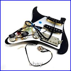 Carparelli Pre-Loaded HSS Strat Pickguard CTS 500K Pots, CRL 5-Way, Vitamin Q