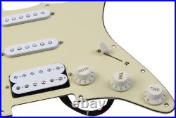 Cream HSS Guitar Prewired Loaded Pickguard with Alnico Pickups Fit Fender Strat