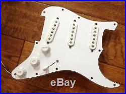 Custom Fender Mexican Standard Stratocaster White Loaded Pickguard, MIM Strat
