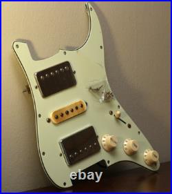Custom HSH Loaded Strat Pickguard Bare Knuckle Mules + Fralin Blues Special
