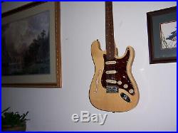 Custom Semi Hollow Strat Style Cozart with Made In USA 920D 1963 Loaded Pickguard