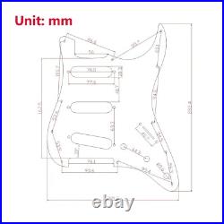 Dual Rails Pickups Guitar Prewired Loaded Pickguard Fit Stratocaster Strat Dual Rails Pickups Guitar Prewired Loaded Pickguard Fit Stratocaster Strat