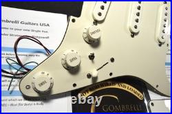 Dual Stratbucker CoreT SSS 1993 Loaded Fender Pickguard Stratocaster Hot Wired