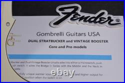 Dual Stratbucker CoreT SSS 1993 Loaded Fender Pickguard Stratocaster Hot Wired