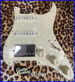 Dumblebucker Loaded PickGuard Plug&Play CTS Pots orange drops upgrade in minutes