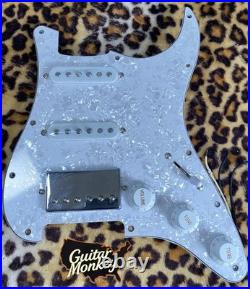 Dumblebucker Loaded PickGuard Plug&Play CTS Pots orange drops upgrade in minutes