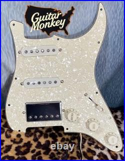 Dumblebucker Loaded PickGuard Plug&Play CTS Pots orange drops upgrade in minutes
