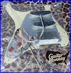 Dumblebucker Loaded PickGuard Plug&Play CTS Pots orange drops upgrade in minutes