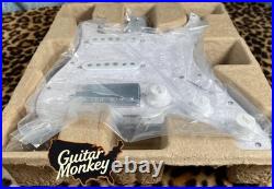 Dumblebucker Loaded PickGuard Plug&Play CTS Pots orange drops upgrade in minutes