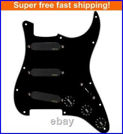 EMG DG20 David Gilmour Prewired/Loaded Pickguard Set, Total Eclipse Black New