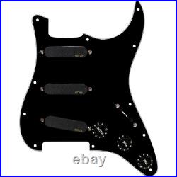EMG DG20 David Gilmour Prewired/Loaded Pickguard Set, Total Eclipse Black New
