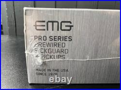 EMG SL20 Steve Lukather Prewired/Loaded Guitar Pickguard Set for Strat Black