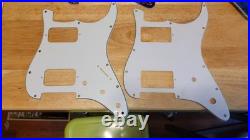 Electric Guitar Pickguard Lot Strat/Tele Jbass Lp New Multicolor + 3 Loaded