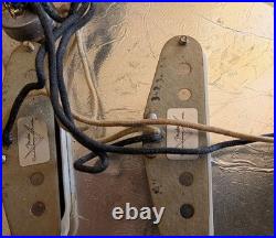 FENDER STRATOCASTER PICKUP SET LOADED PICKGUARD wound by ABIGAIL YBARRA