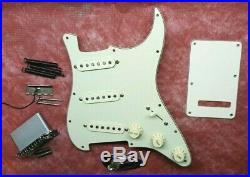 FENDER Strat loaded pickguard (DiMarzio), tremolo, other parts