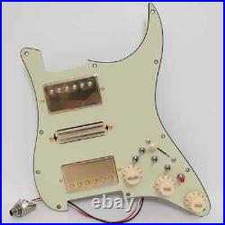 FOR Strat Guitar Prewired Loaded Pickguard Coil Splitting Alnico 5 Pickup New