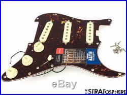 Fender American Elite Stratocaster LOADED PICKGUARD Strat S1 Noiseless USA Tort