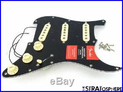 Fender American Professional Stratocaster LOADED PICKGUARD Strat V-Mod Black