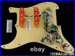 Fender American Ultra Stratocaster HSS LOADED PICKGUARD Strat S1 Anodized Gold